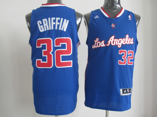 NBA Los Angeles Clippers 32 Blake Griffin New Revolution 30 Swingman Blue Jersey